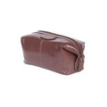 Vegetable Tanned Calf Leather Travel Shave Kit